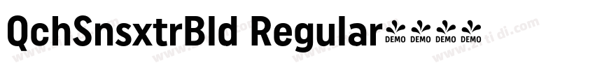 QchSnsxtrBld Regular字体转换